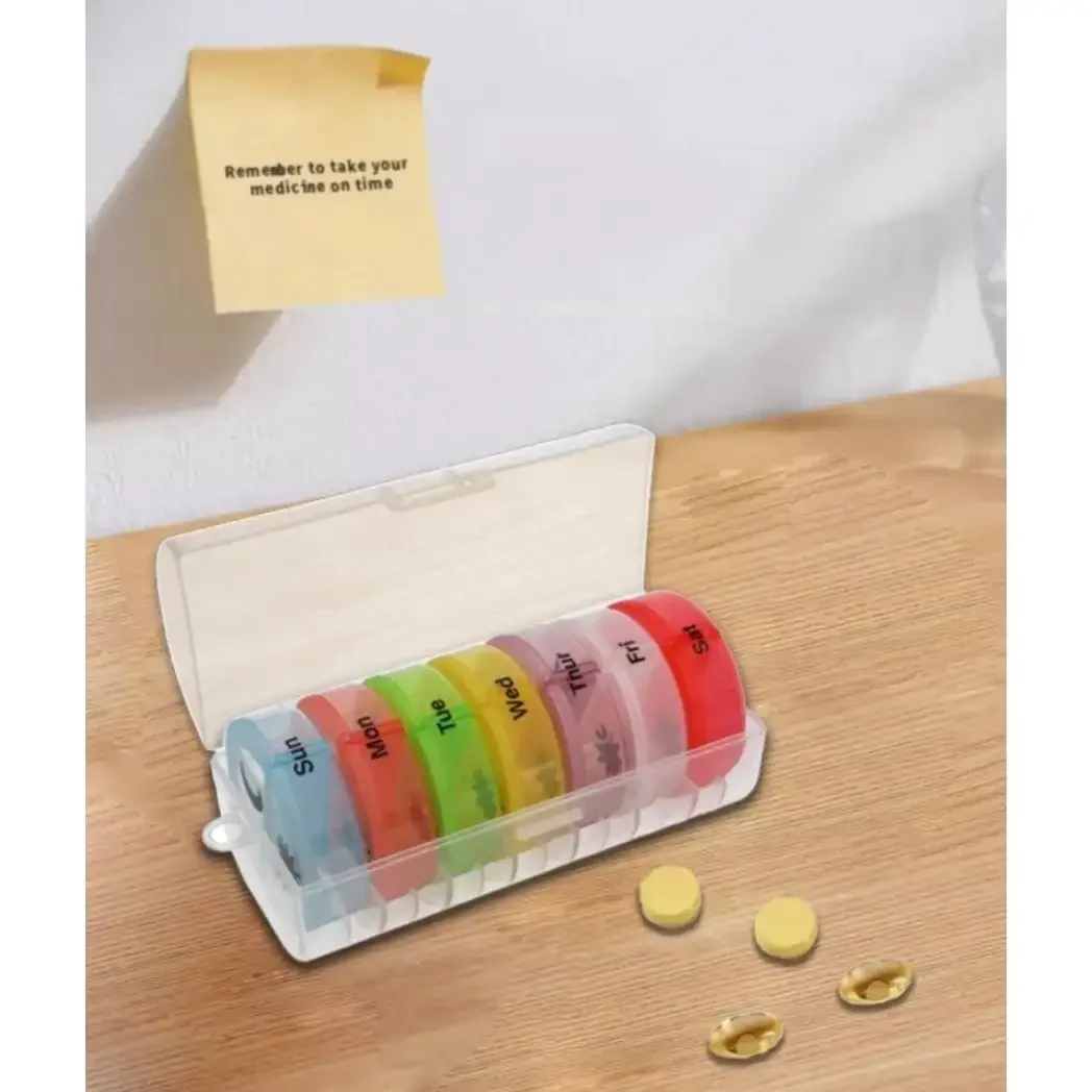 Tablets - Caja organizadora de pastillas semanal portátil
