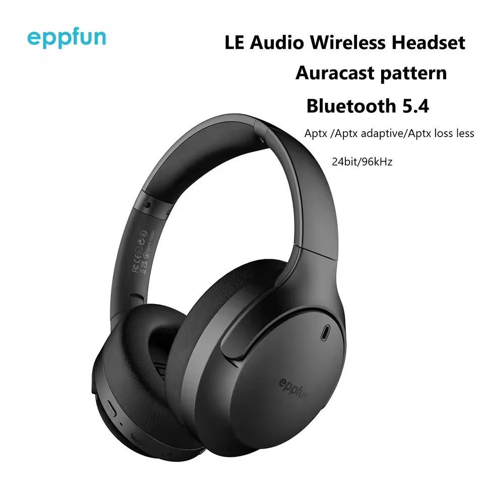 Anc Wireless Over Ear Headphones - Auriculares Eppfun LE Audio Auracast Bluetooth