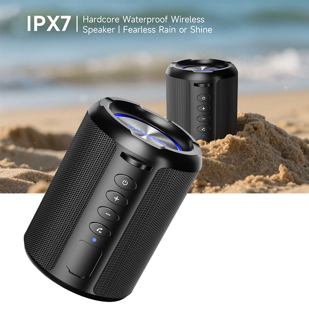 Portable Bluetooth Speaker Waterproof Ipx7 - Altavoz Bluetooth inalámbrico Ortizan X9S, resistente