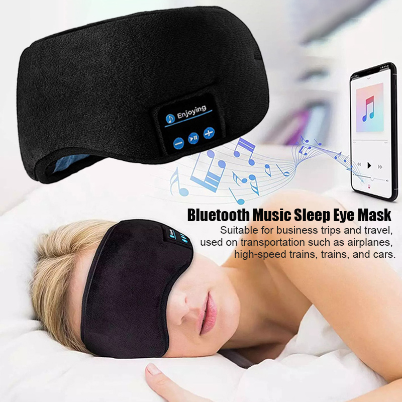 Sleep Mask Headphones Bluetooth - Auriculares inalámbricos Bluetooth, máscara para dormir,
