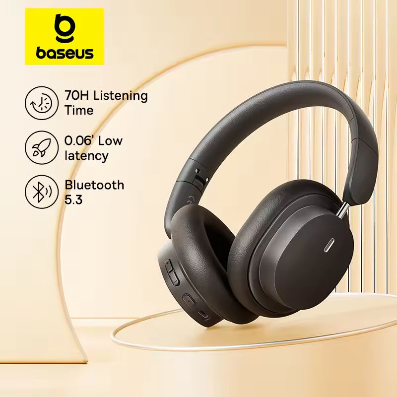 Anc Wireless Over Ear Headphones - Baseus Bowie D05 auriculares inalámbricos Audio