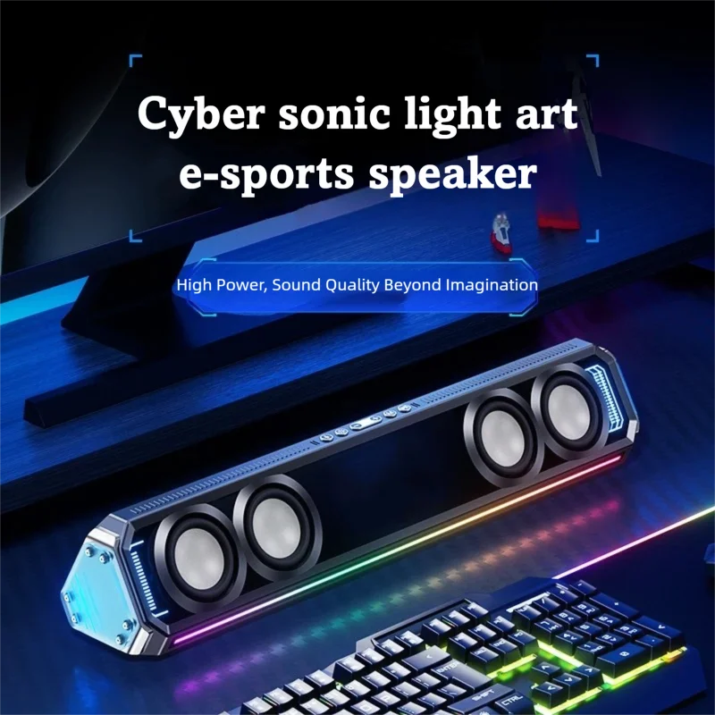 Rgb Computer Soundbar For Pc - Barra de Sonido para Juegos con