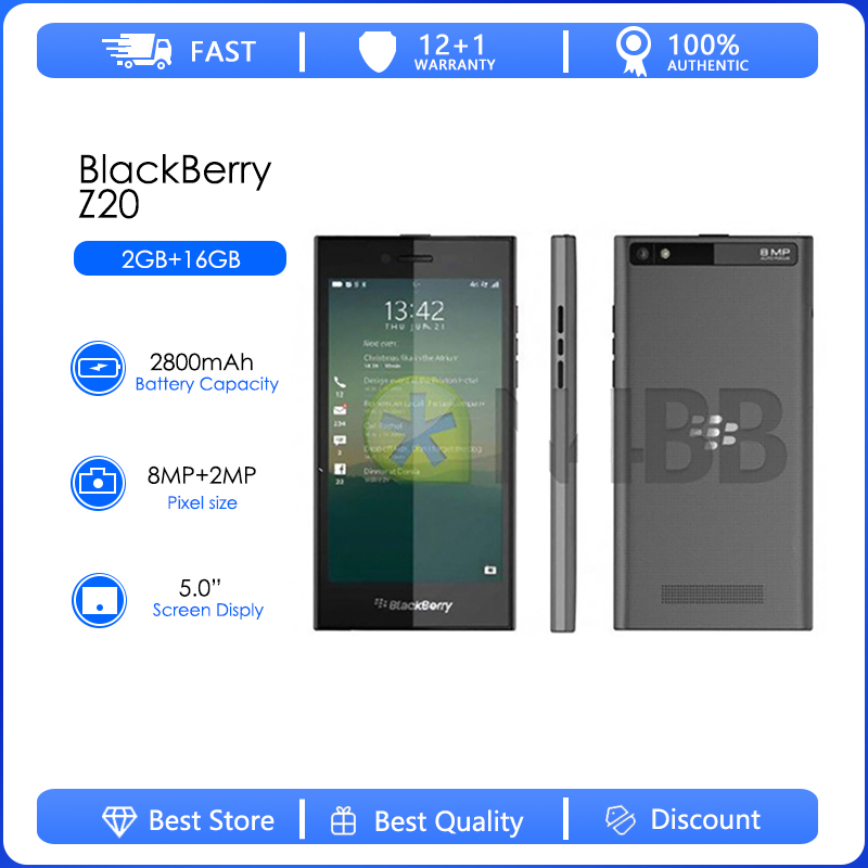 Cameras - Blackberry Leap-teléfono inteligente Z20 reacondicionado, dispositivo