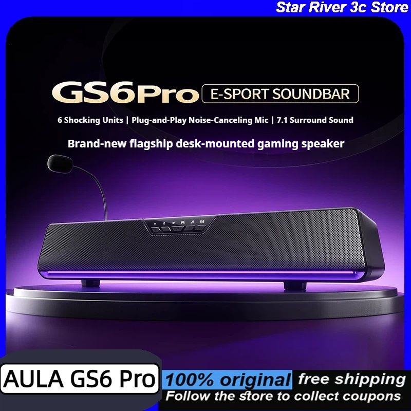 Rgb Computer Soundbar For Pc - AULA GS6 Pro inalámbrico Gaming E-sports