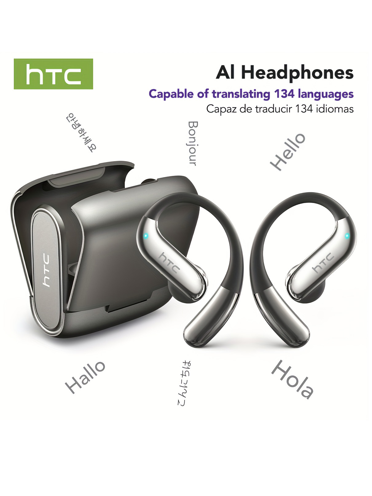 Speakers - Auriculares Bluetooth de oído abierto HTC