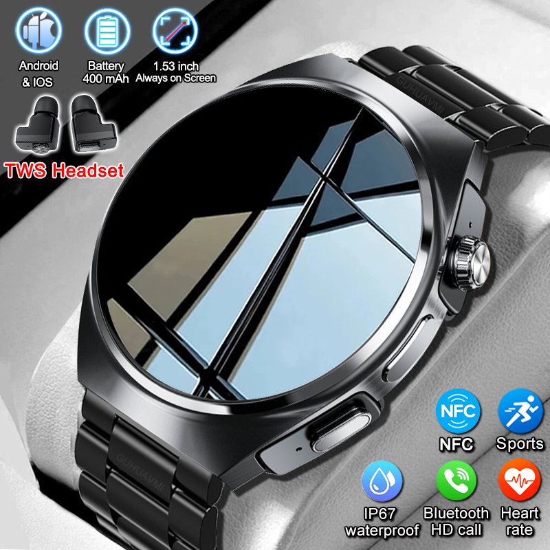 Tws Earbuds Bluetooth 5.3 - Para hombre mujer nuevo reloj inteligente