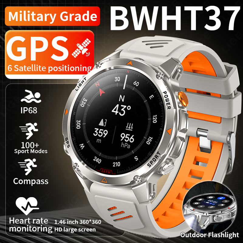 Smartwatches - LIGE-reloj inteligente con seguimiento GPS resistente