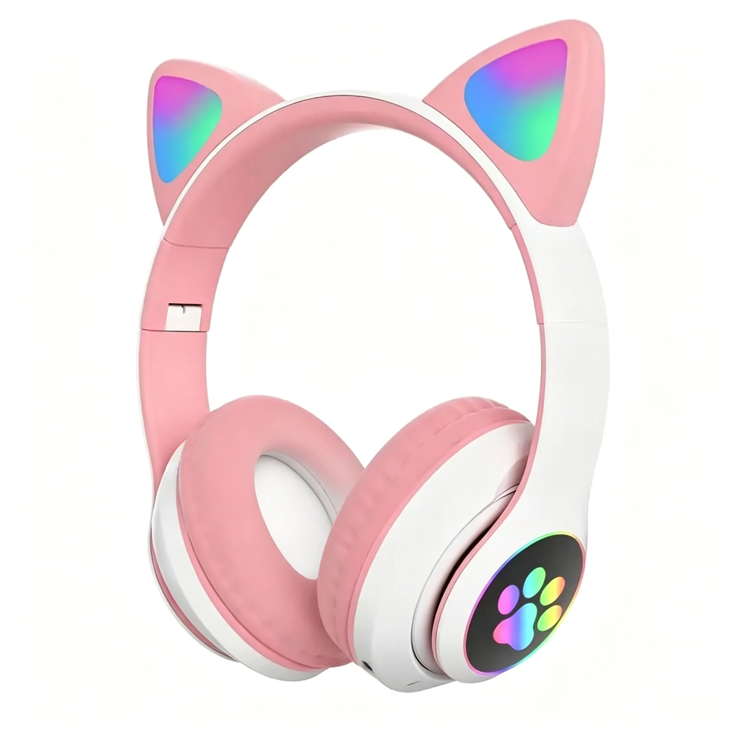 Cat Ear Bluetooth Headset Led - Audífonos Bluetooth con Orejas de Gato,