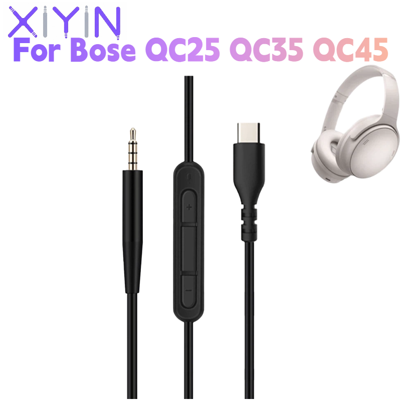 Type C Wired Earphones With Mic - Cable de audio de repuesto de