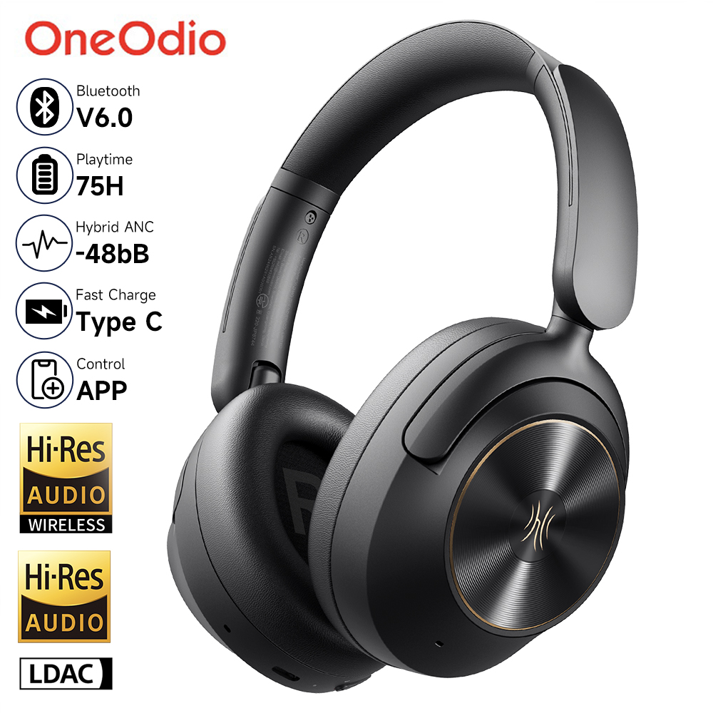 Anc Wireless Over Ear Headphones - Oneodio A6 ANC auriculares inalámbricos Bluetooth
