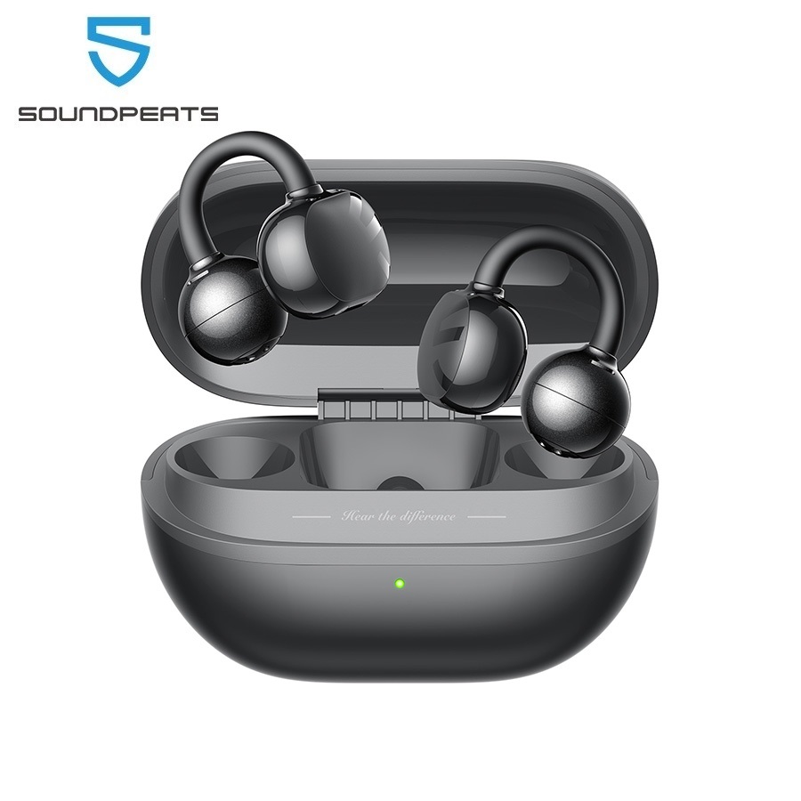 Open Ear Air Conduction Headphones - Auriculares inalámbricos SoundPEATS POP Clip con