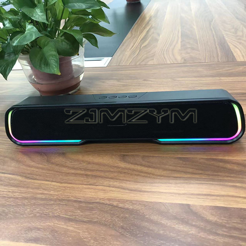 Rgb Computer Soundbar For Pc - Altavoz Bluetooth con Luces RGB, Barra