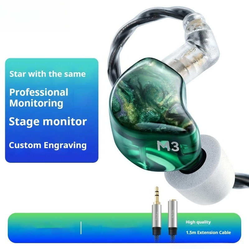 In Ear Monitors For Singers - Auriculares intrauditivos M3 con cable, de