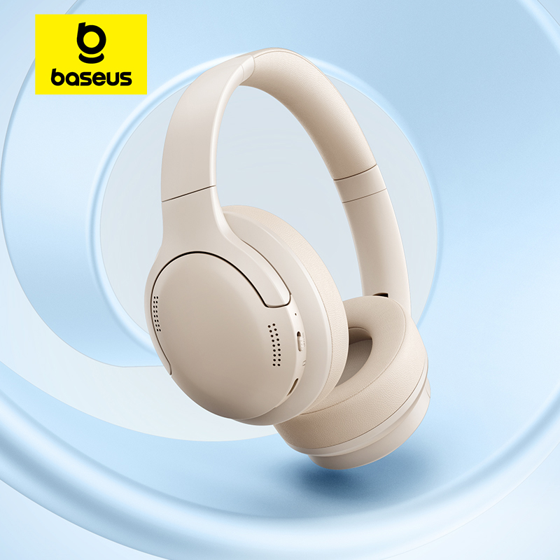 Anc Wireless Over Ear Headphones - Auriculares Inalámbricos Baseus Bluetooth 6.0, Auriculares