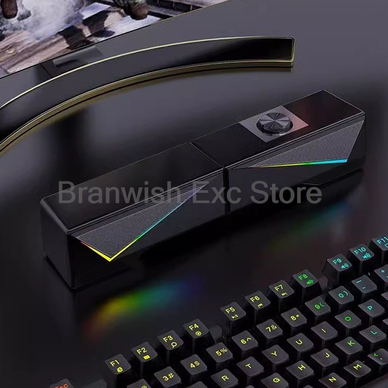 Altavoz de ordenador de 2x2,5  - Rgb Computer Soundbar For Pc reseña y precio