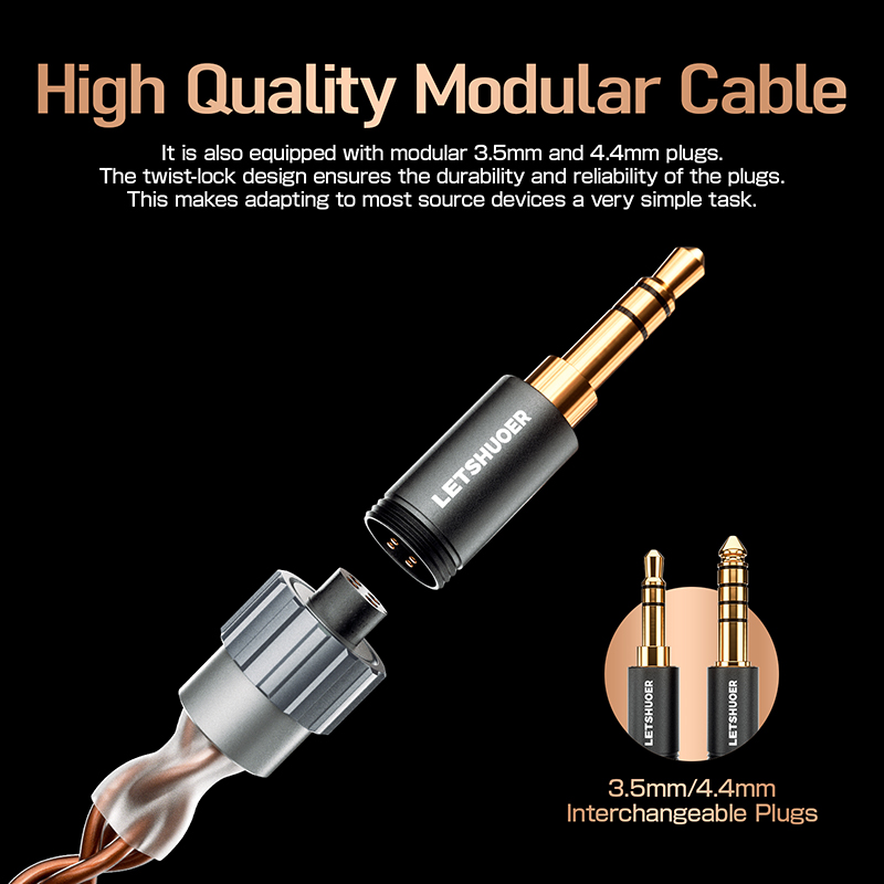 Letshuoer-auriculares internos - Planar Magnetic Iem Earphones reseña y precio
