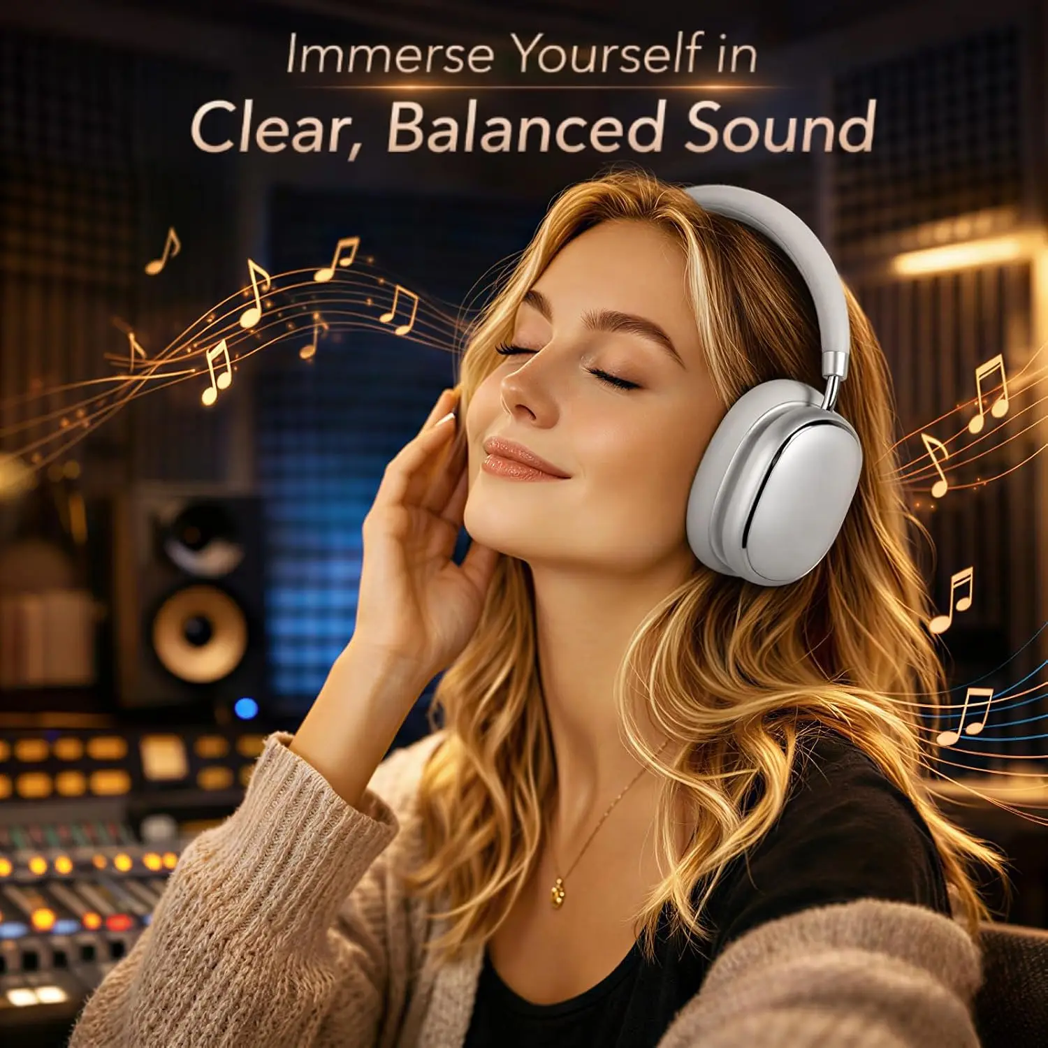 Auriculares Inalámbricos con C - Anc Wireless Over Ear Headphones reseña y precio