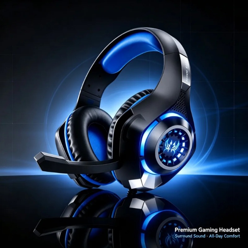 Auriculares para juegos con ca - Gaming Headset With Mic Rgb reseña y precio