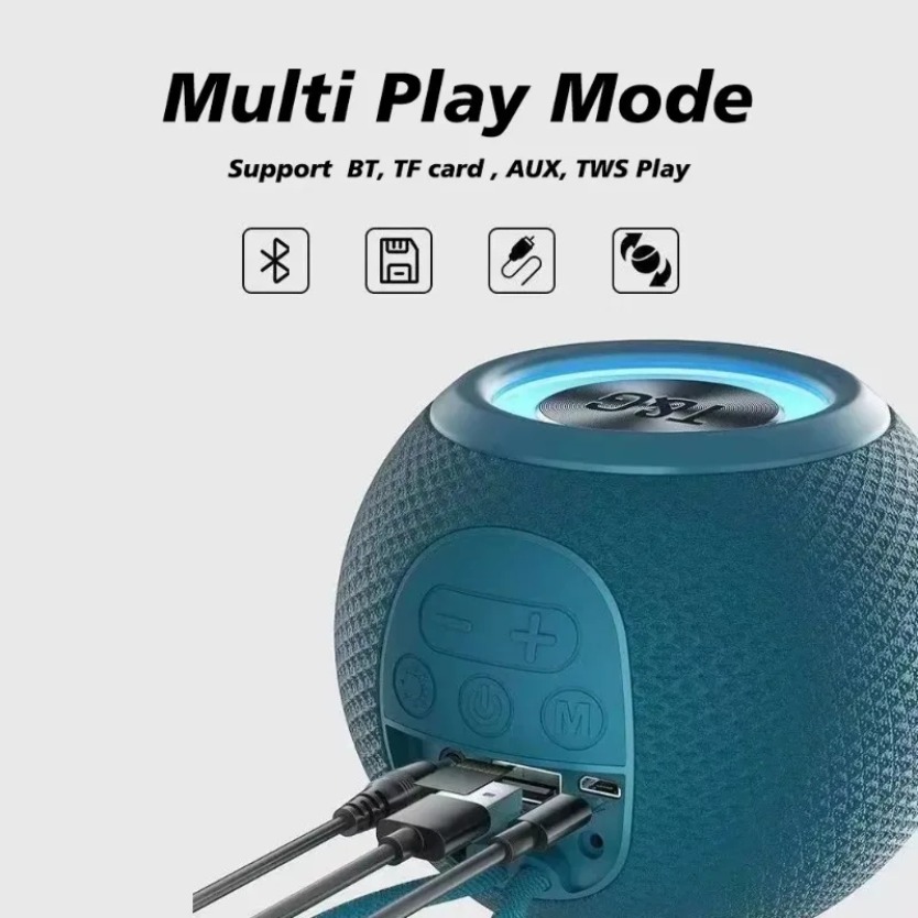 Altavoz Bluetooth TG337 TWS co - Portable Bluetooth Speaker Waterproof Ipx7 reseña y precio