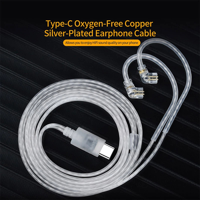 Cable para Auriculares KZ OFC  - Type C Wired Earphones With Mic reseña y precio