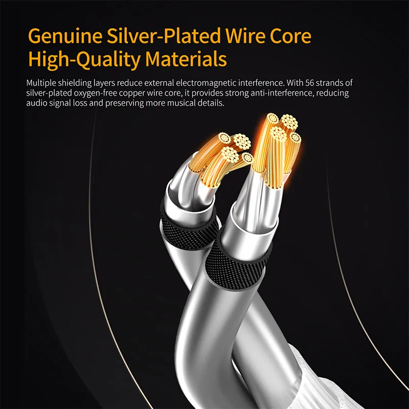 Cable para Auriculares KZ OFC  - Type C Wired Earphones With Mic reseña y precio