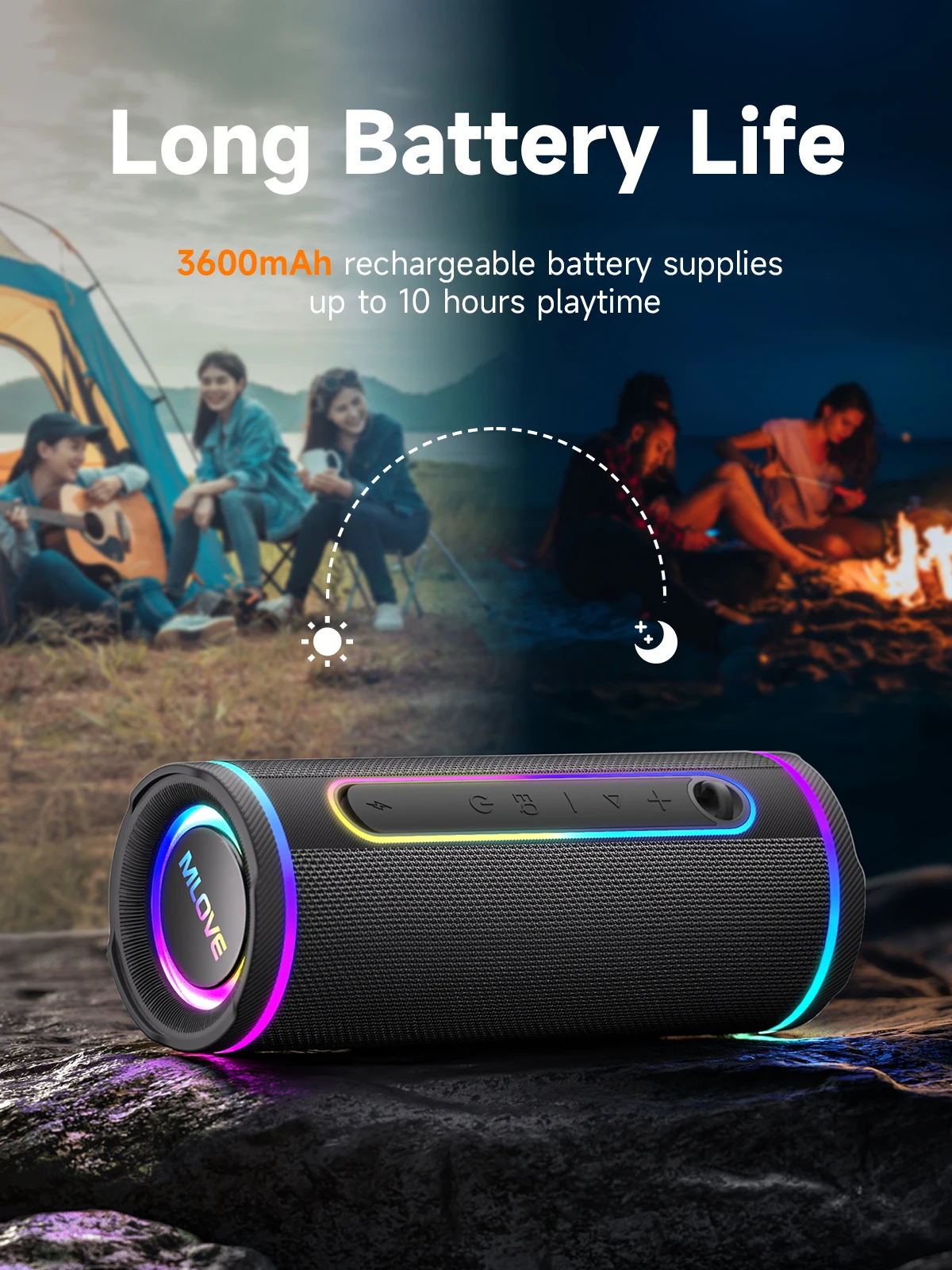 Altavoz Bluetooth Portátil MLO - Portable Bluetooth Speaker Waterproof Ipx7 reseña y precio