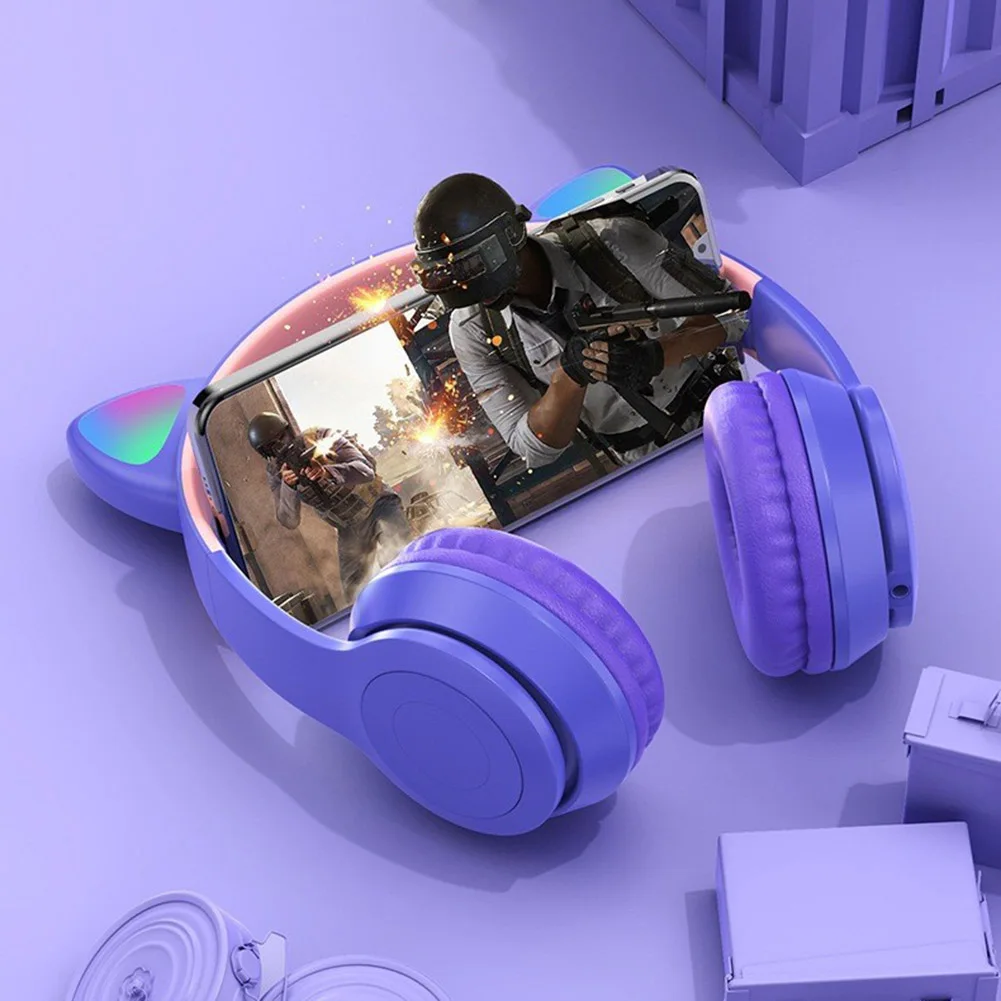Auriculares LED parpadeantes c - Cat Ear Bluetooth Headset Led reseña y precio