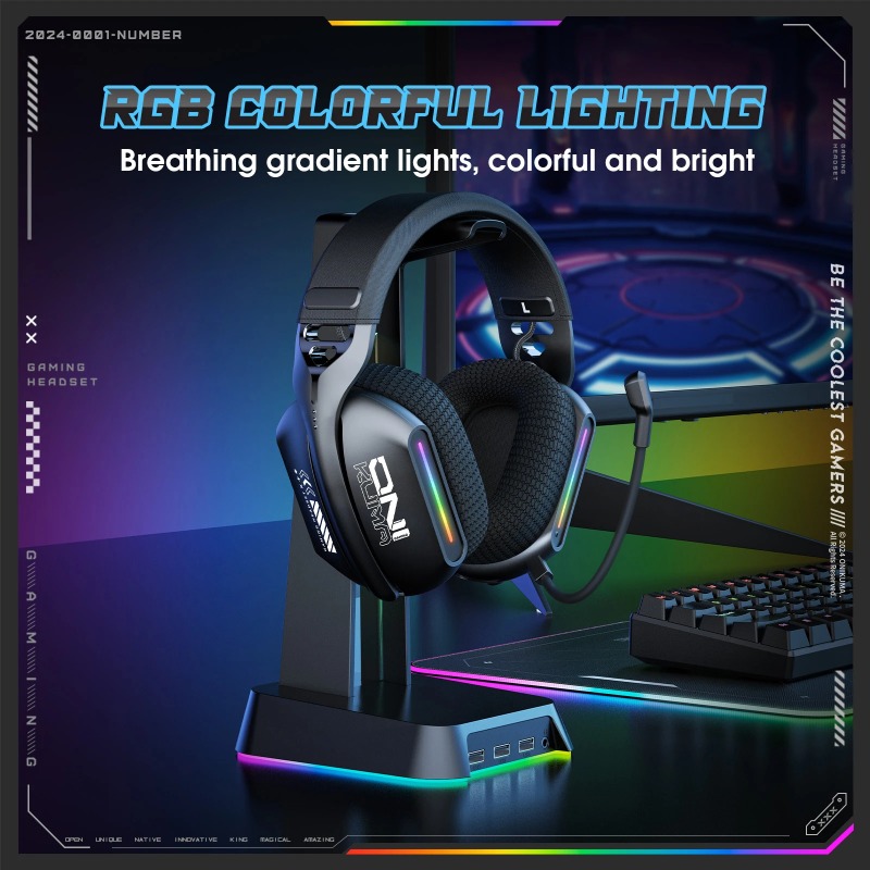 ONIKUMA GT808 Auriculares inal - Gaming Headset With Mic Rgb reseña y precio