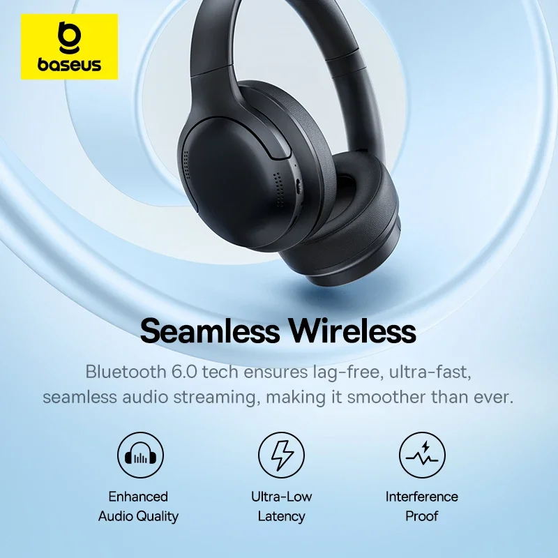 Baseus BH1 Lite auriculares in - Anc Wireless Over Ear Headphones reseña y precio