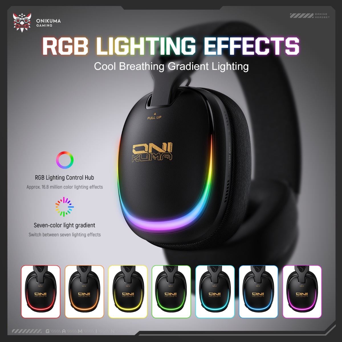 Auriculares para Juegos ONIKUM - Gaming Headset With Mic Rgb reseña y precio