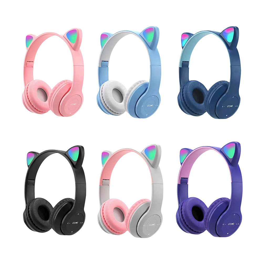 Bonitos auriculares Bluetooth  - Cat Ear Bluetooth Headset Led reseña y precio