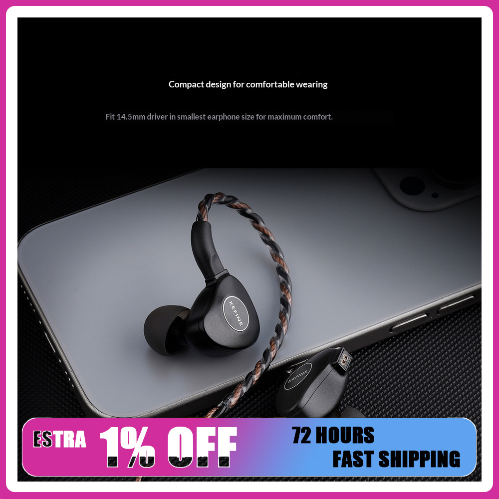 KEFINE Klanar Auriculares Intr - Planar Magnetic Iem Earphones reseña y precio