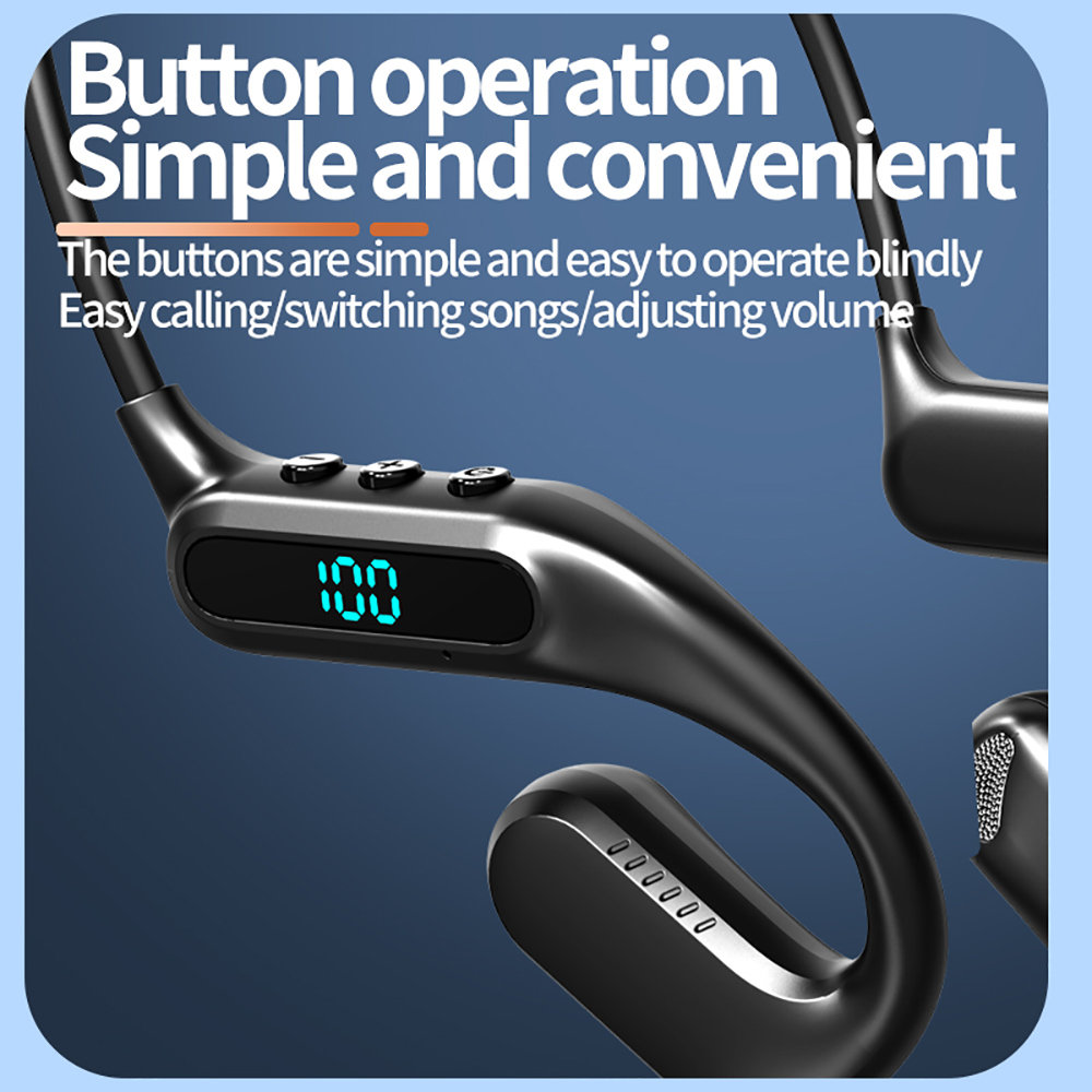 KEBIDUMEI Auriculares Bluetoot - Bone Conduction Running Headphones reseña y precio