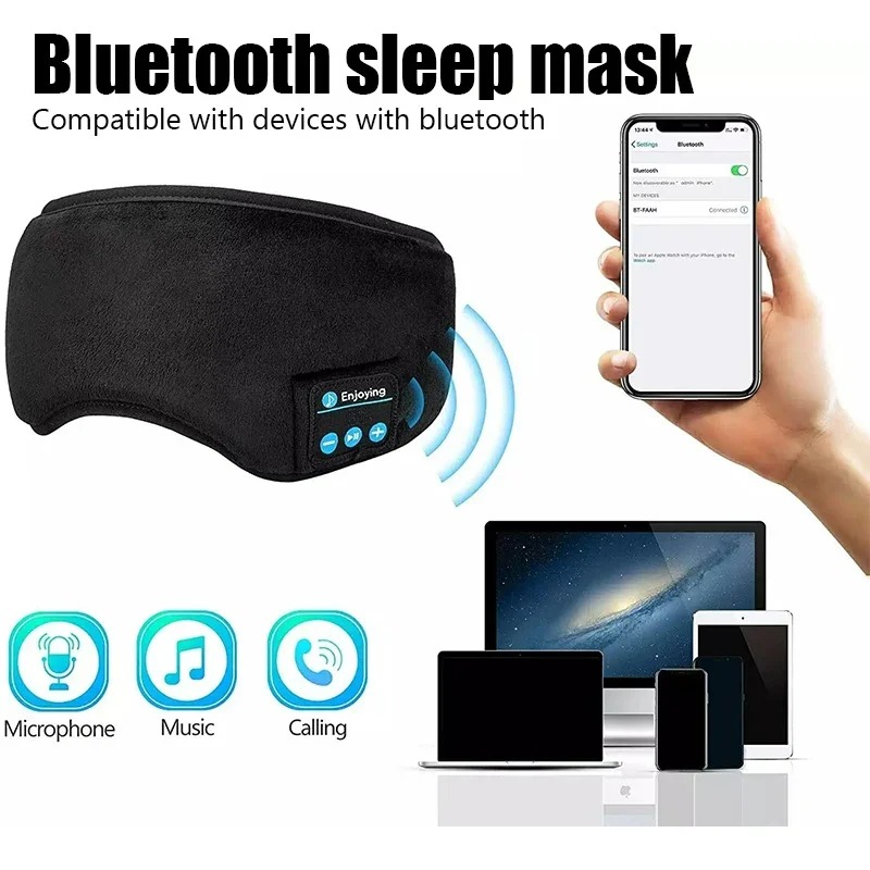 Auriculares Bluetooth para Dep - Sleep Mask Headphones Bluetooth reseña y precio