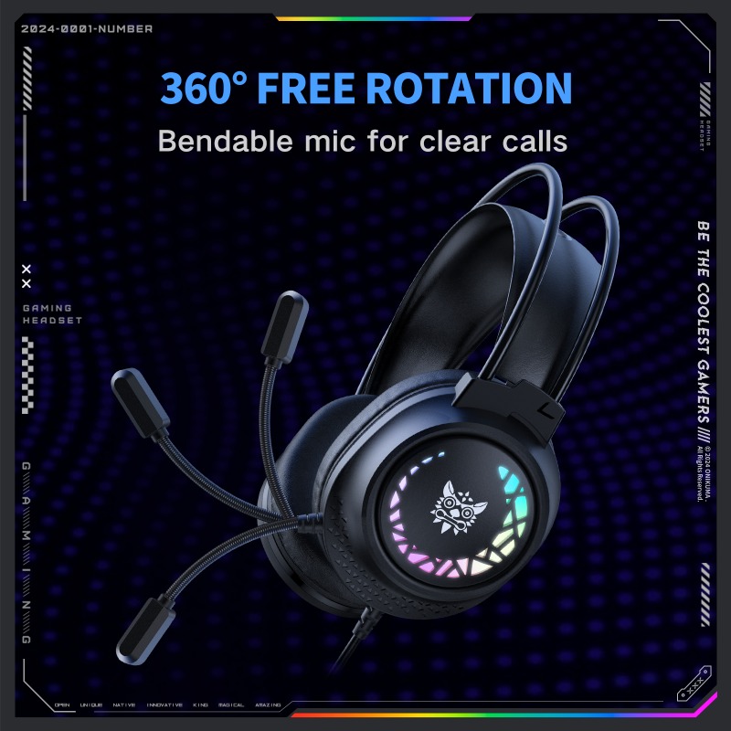 Auriculares para Juegos con Ca - Gaming Headset With Mic Rgb reseña y precio