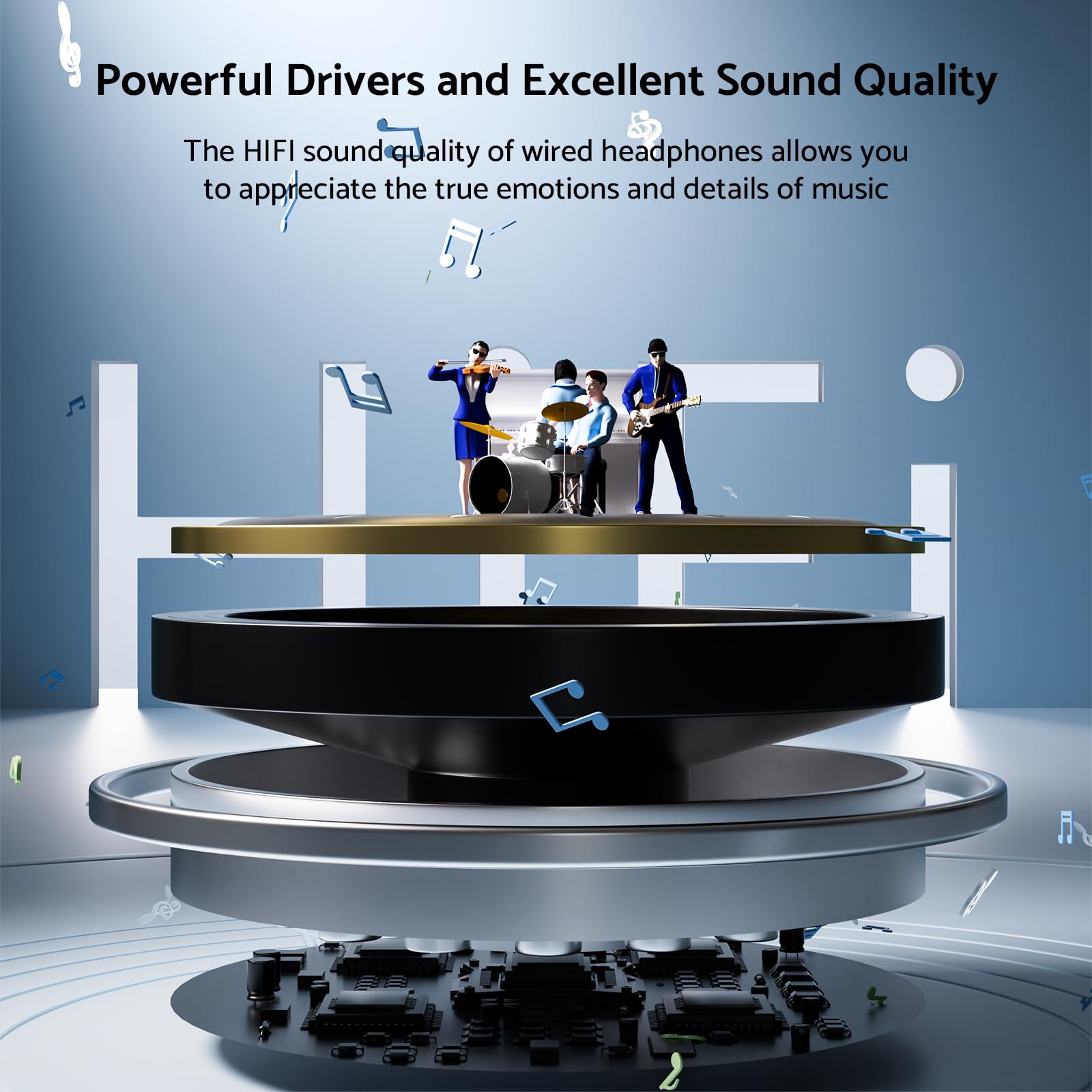 Auriculares estéreo HIFI tipo  - Type C Wired Earphones With Mic reseña y precio