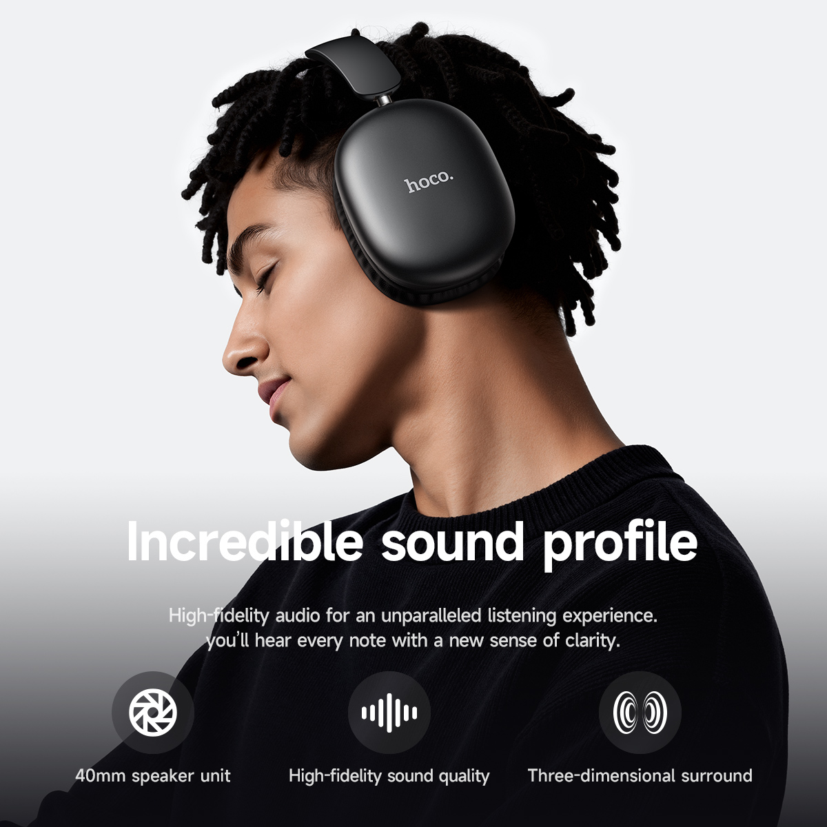 HOCO W73 auriculares plegables - Anc Wireless Over Ear Headphones reseña y precio