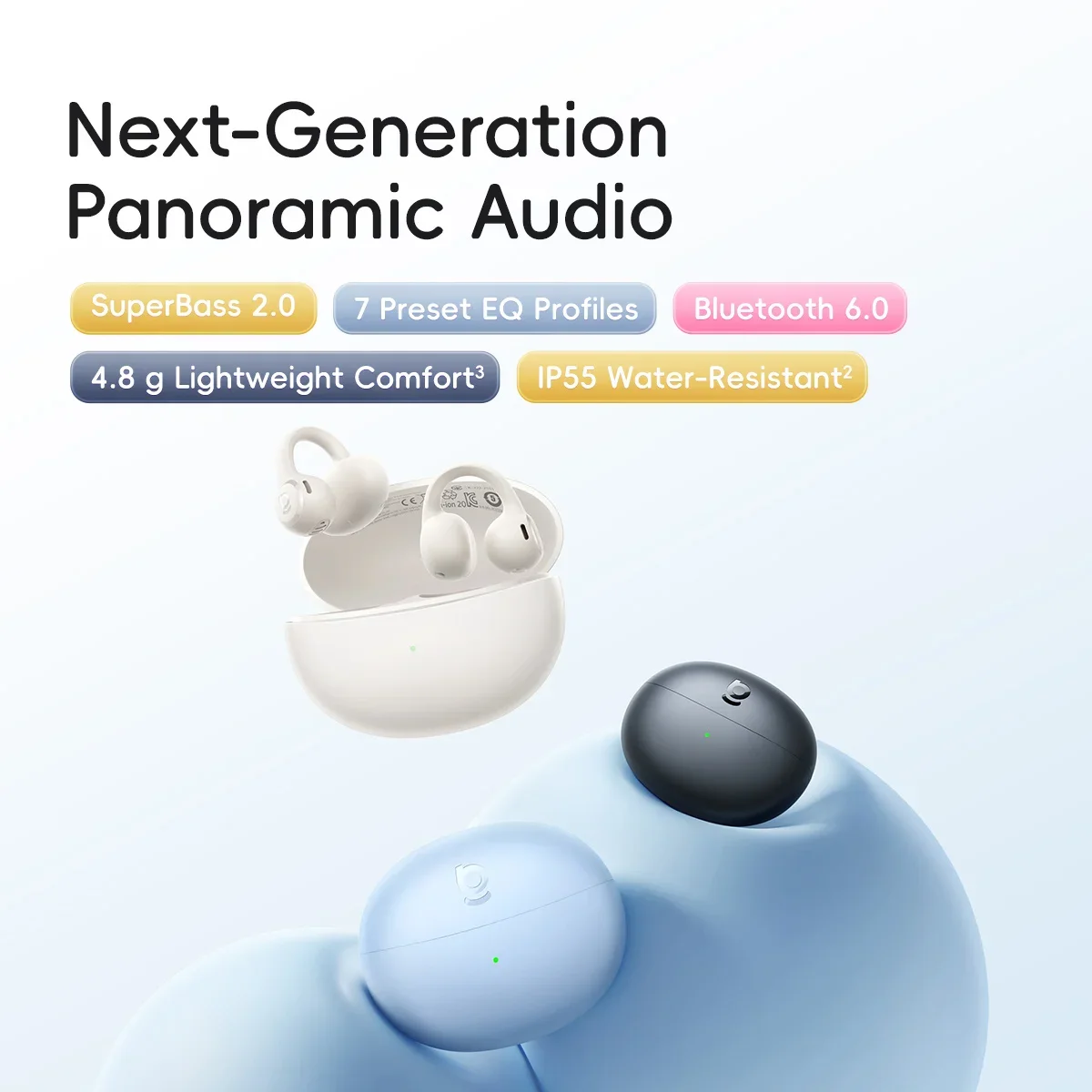 Audífonos Intrauditivos Baseus - Open Ear Air Conduction Headphones reseña y precio