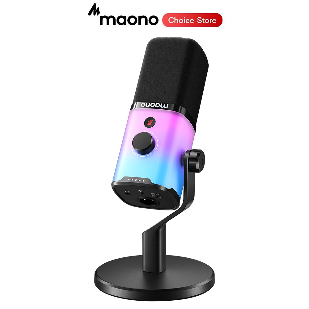 MAONO-micrófono dinámico PD100 - Gaming Headset With Mic Rgb reseña y precio