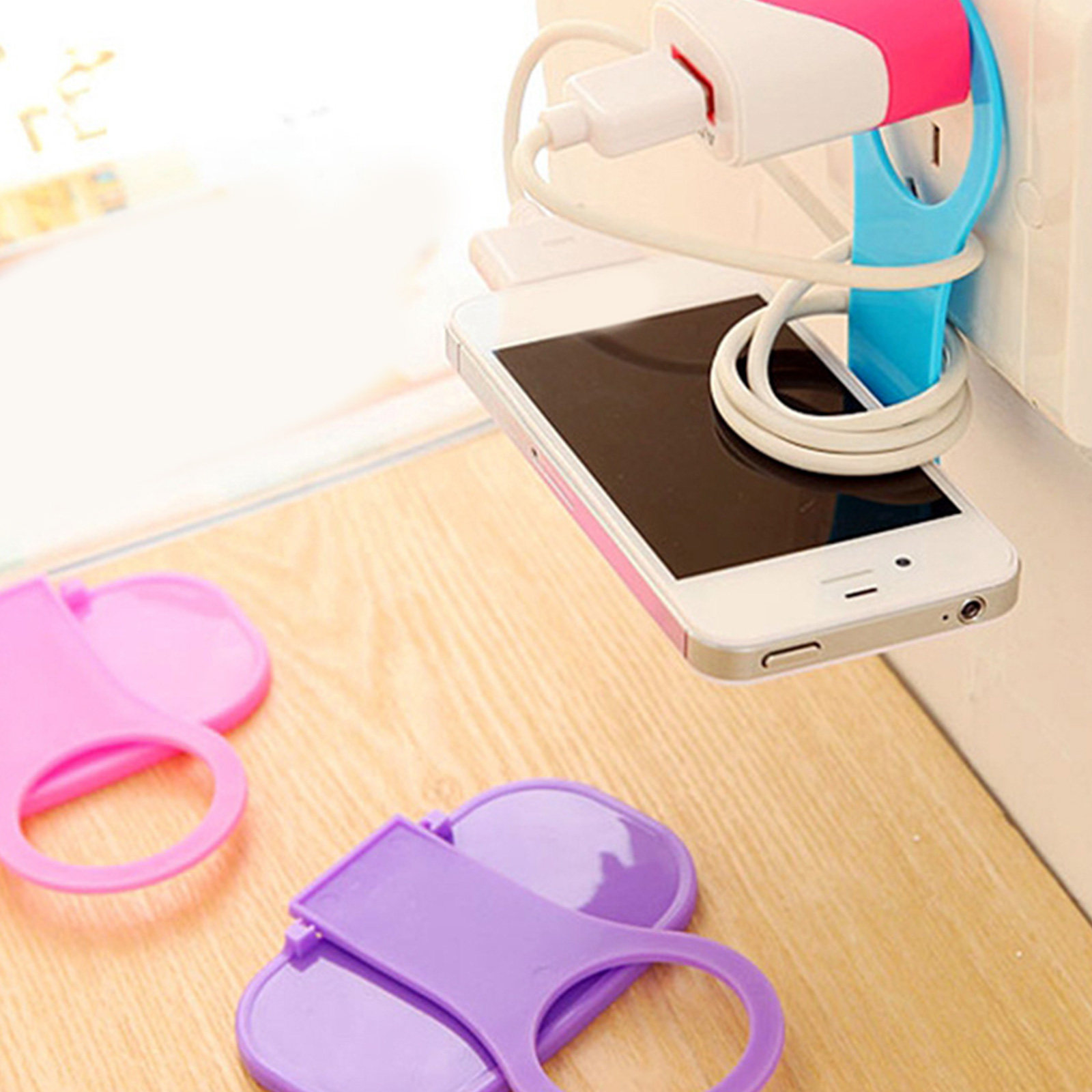 8 ganchos plegables para teléf - Tablets reseña y precio
