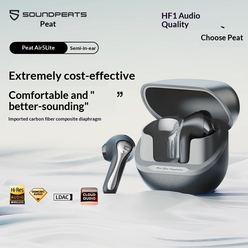 SoundPEATS Air5 Lite Bluetooth - Headphones reseña y precio
