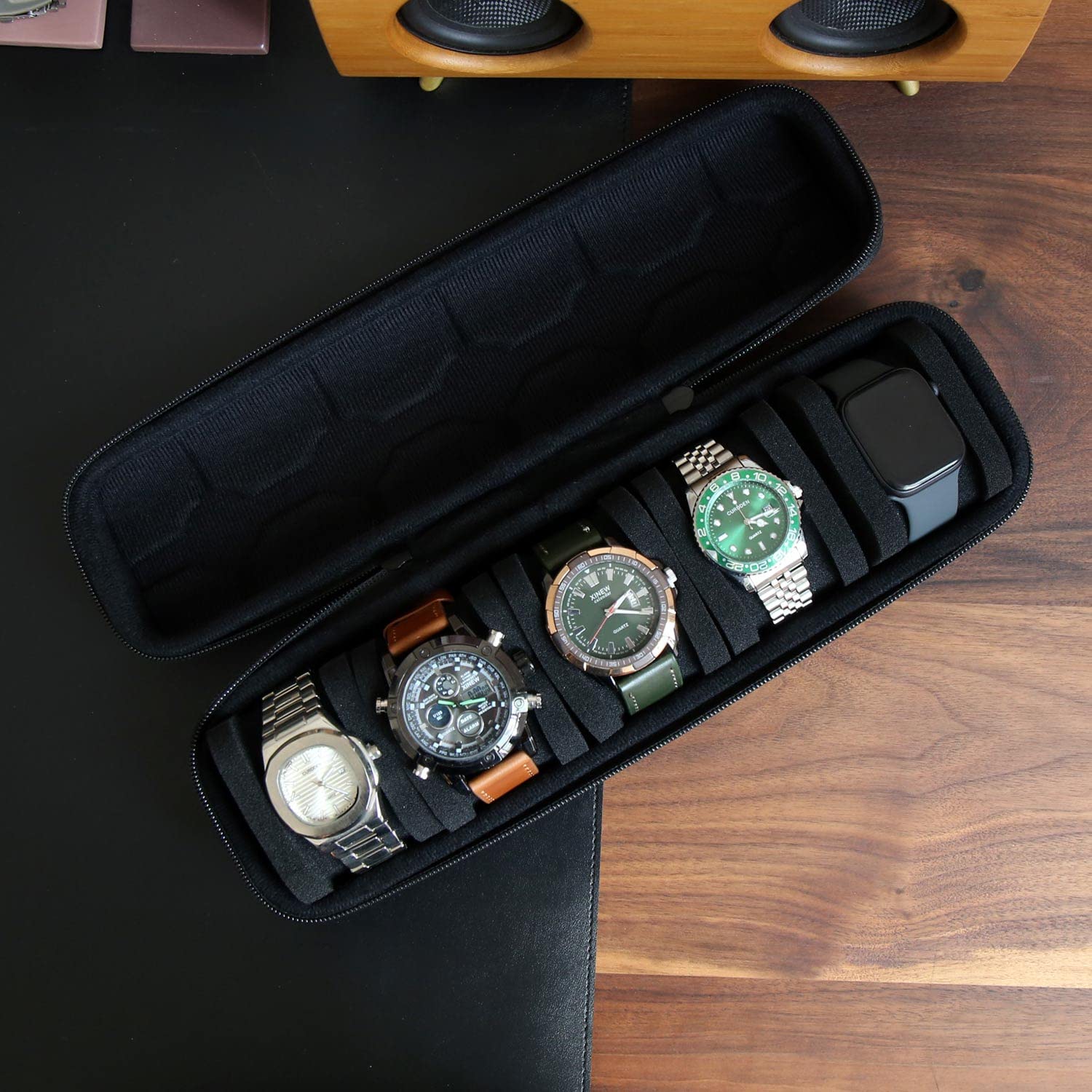 Organizador de caja de reloj p - Smartwatches reseña y precio