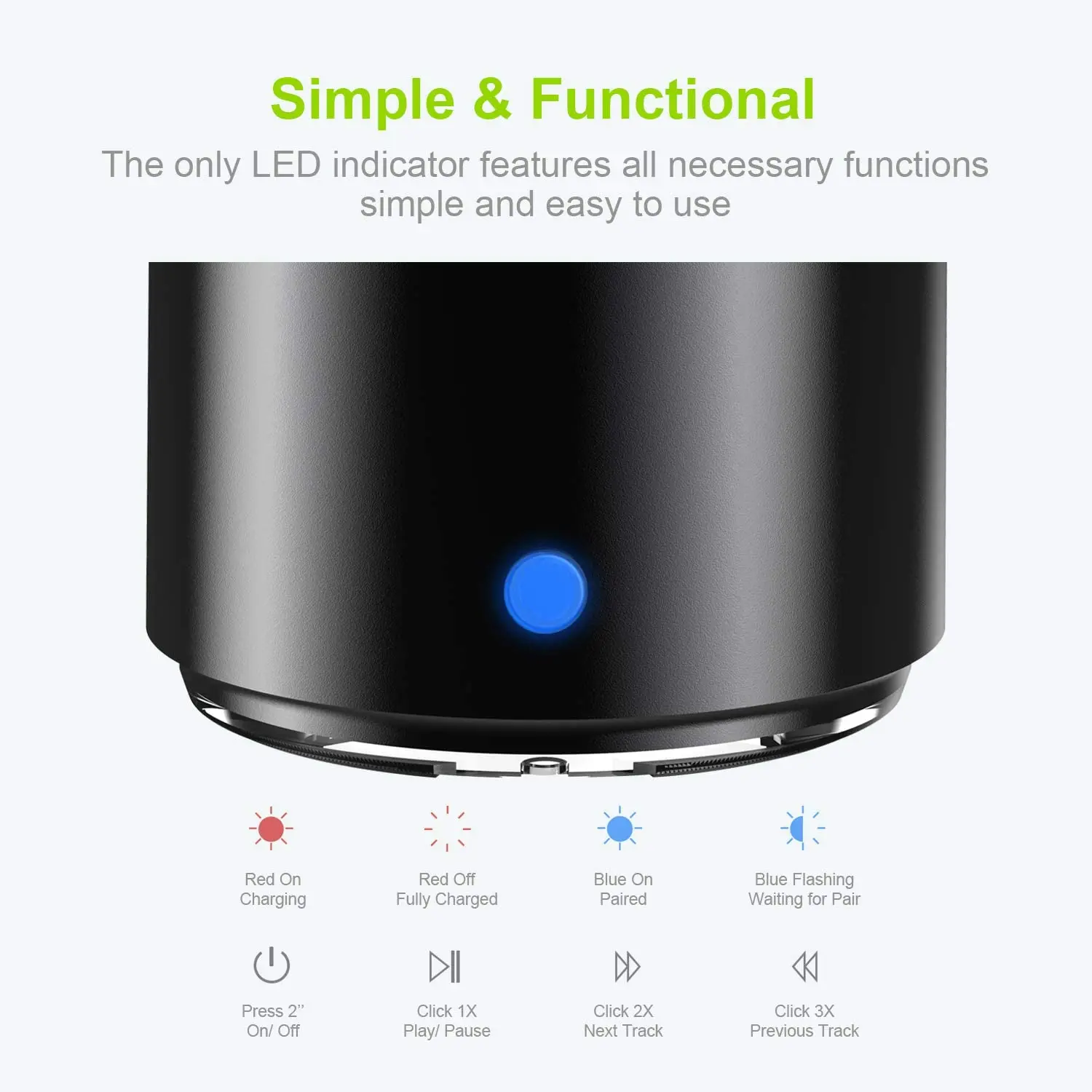 Mini altavoz Bluetooth EWA A10 - Portable Bluetooth Speaker Waterproof Ipx7 reseña y precio