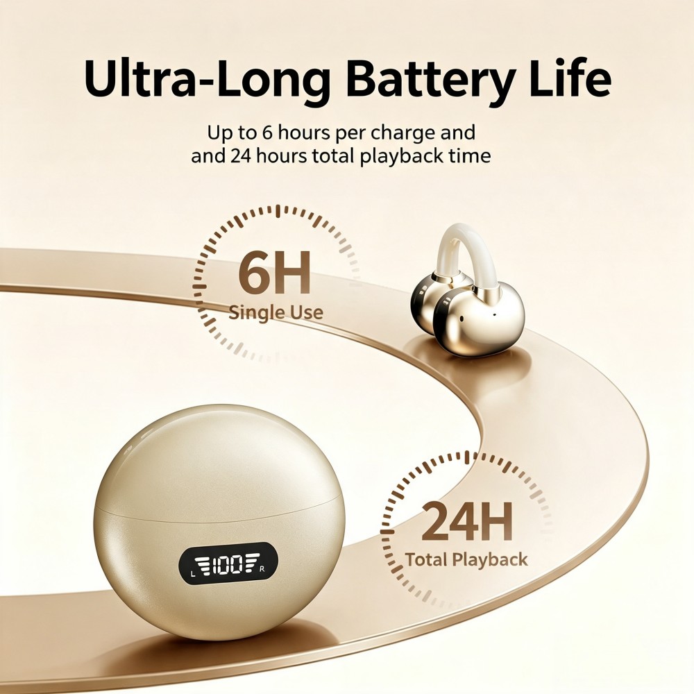 KEBIDUMEI Auriculares Bluetoot - Open Ear Air Conduction Headphones reseña y precio