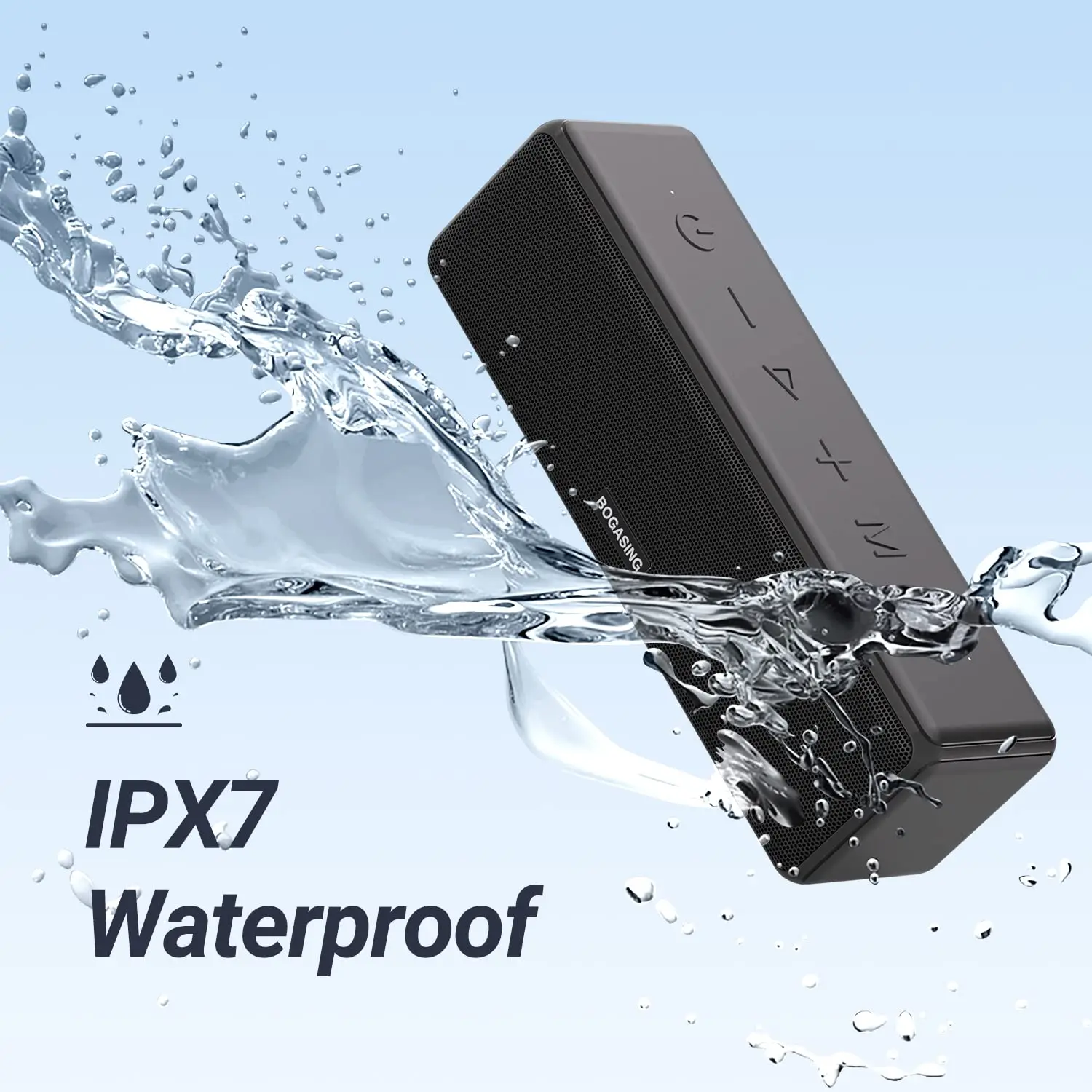 BOGASING M8 Altavoz inalámbric - Portable Bluetooth Speaker Waterproof Ipx7 reseña y precio