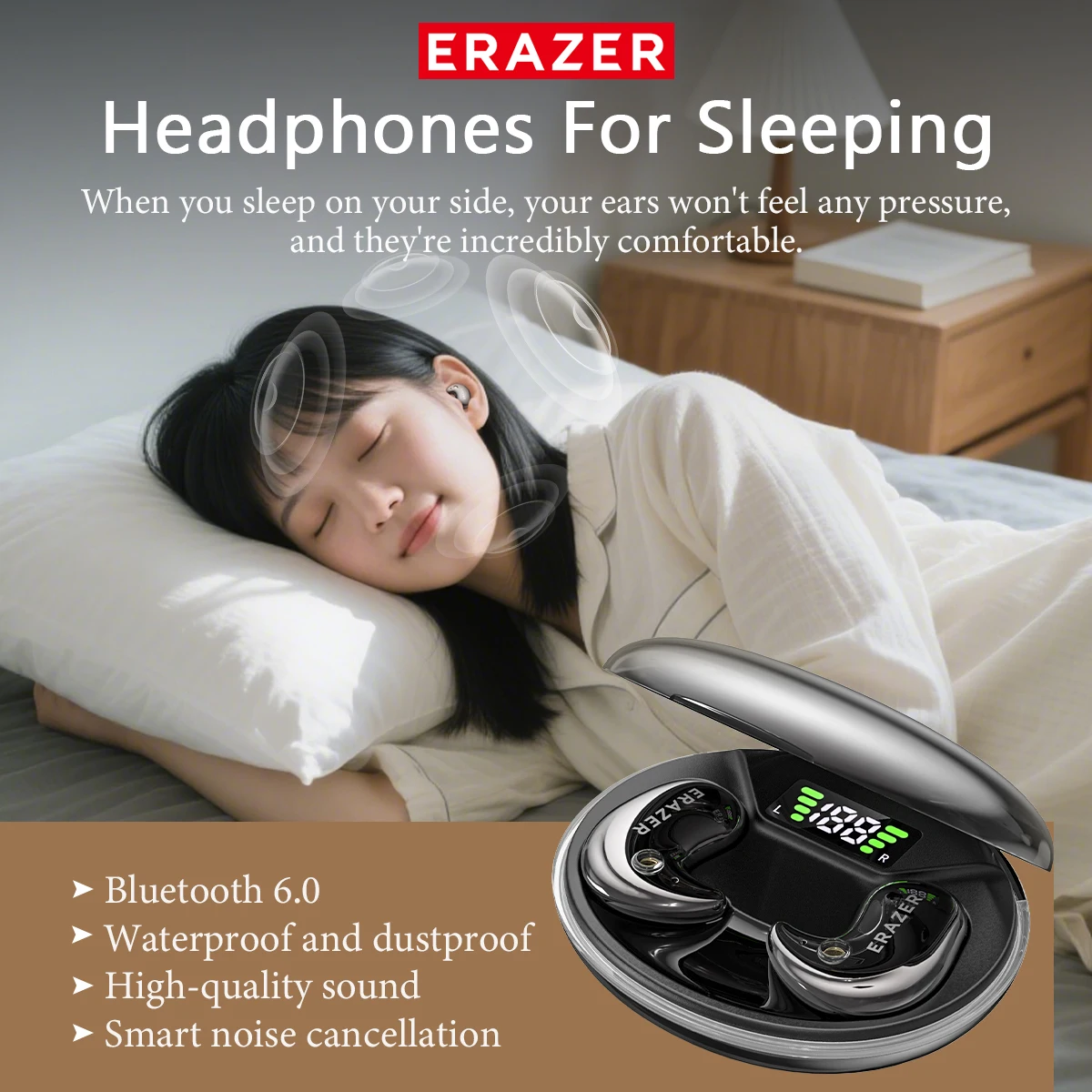 Audífonos Bluetooth Intrauditi - Sleep Mask Headphones Bluetooth reseña y precio