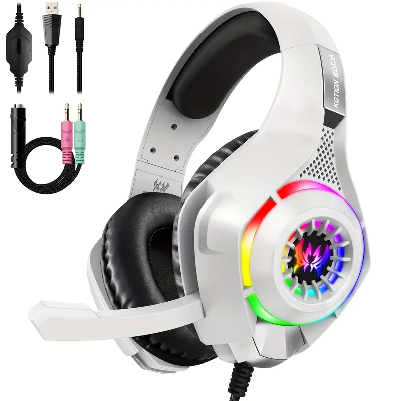 Auriculares para Juegos para P - Gaming Headset With Mic Rgb reseña y precio
