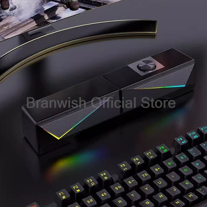 Barra de sonido para juegos RG - Rgb Computer Soundbar For Pc reseña y precio