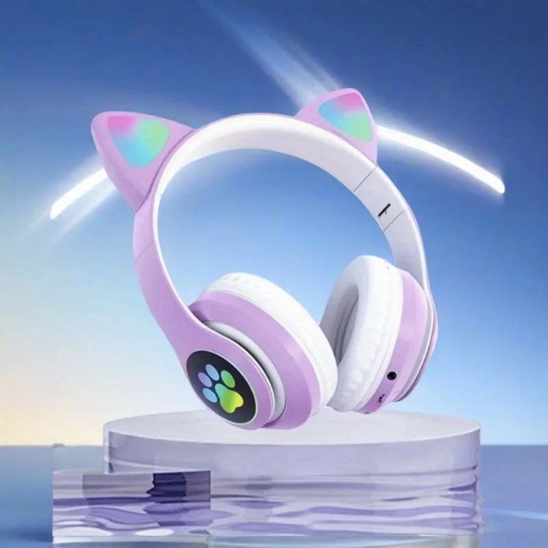 Nueva luz de Flash, auriculare - Cat Ear Bluetooth Headset Led reseña y precio