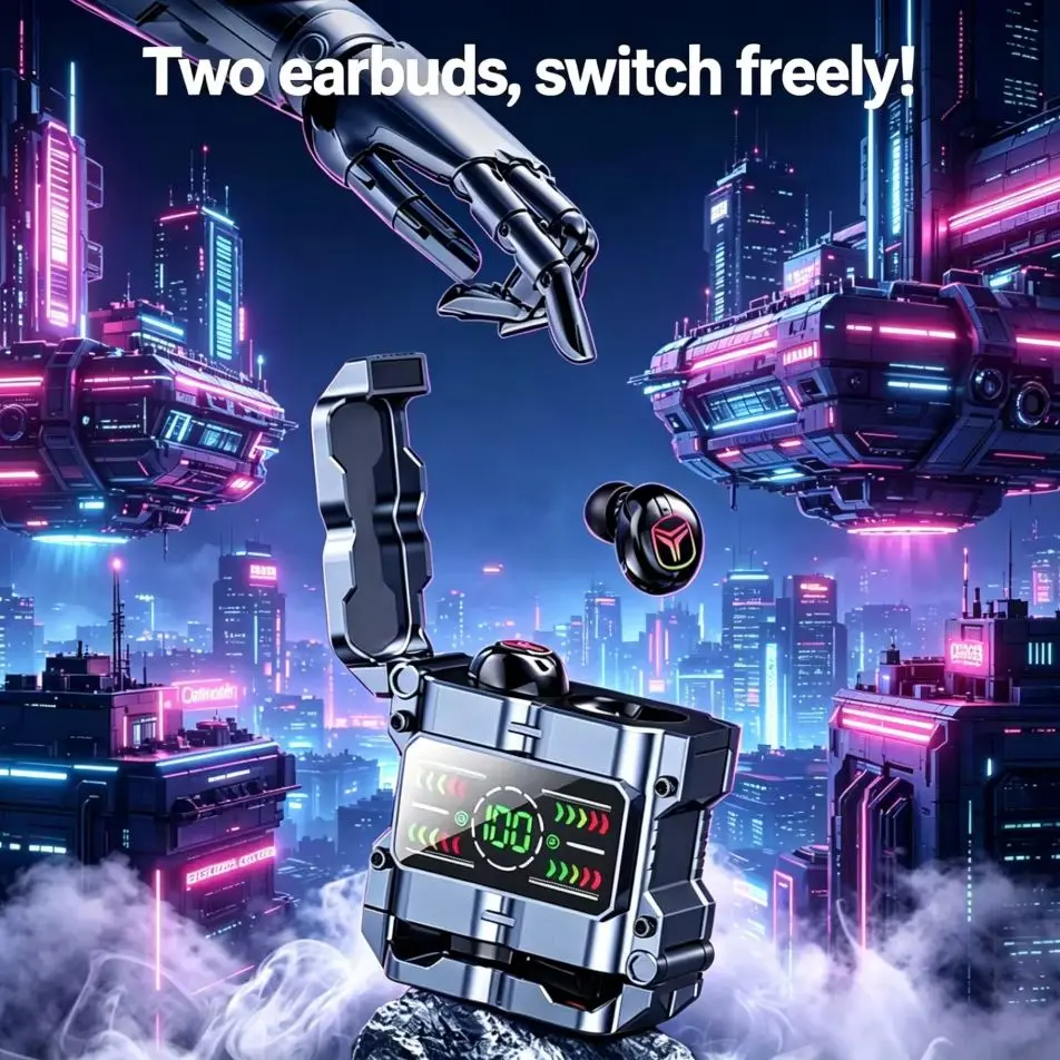 Audífonos Inalámbricos Mecha T - Gaming Headset With Mic Rgb reseña y precio